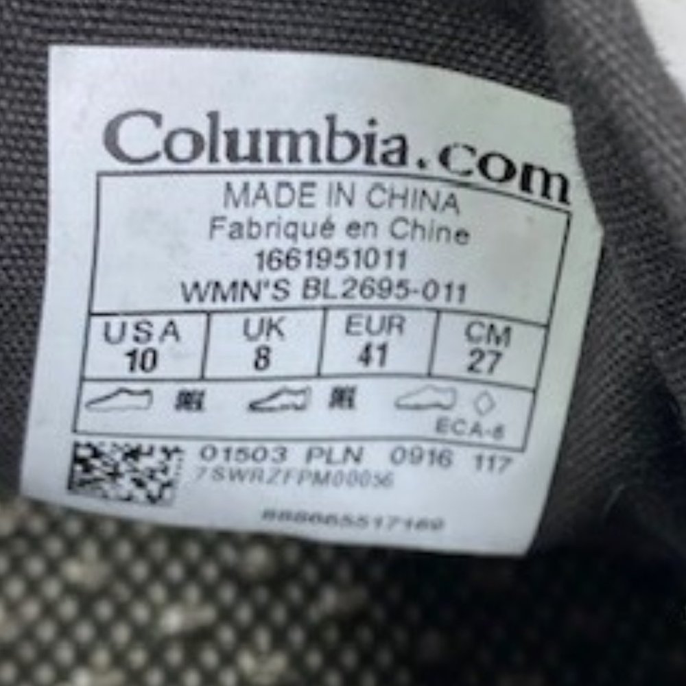 Columbia Vulc‎ N Vent Bombie Casual Sneakers, size 10 - Picture 12 of 12